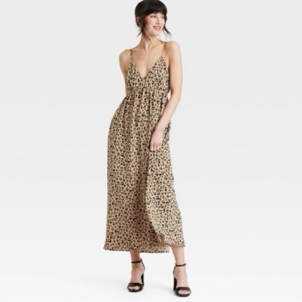 A New Day Animal Print Maxi Dress, S